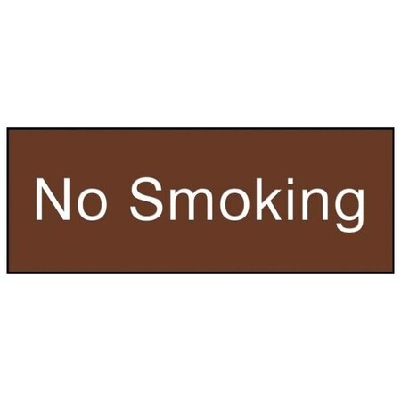 Accuform 8 in W x 3 in H, Engraved Plastic PSG822BR